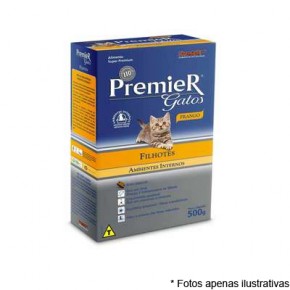 Ração Premier Ambientes Internos Gatos Filhotes Frango 1,5kg